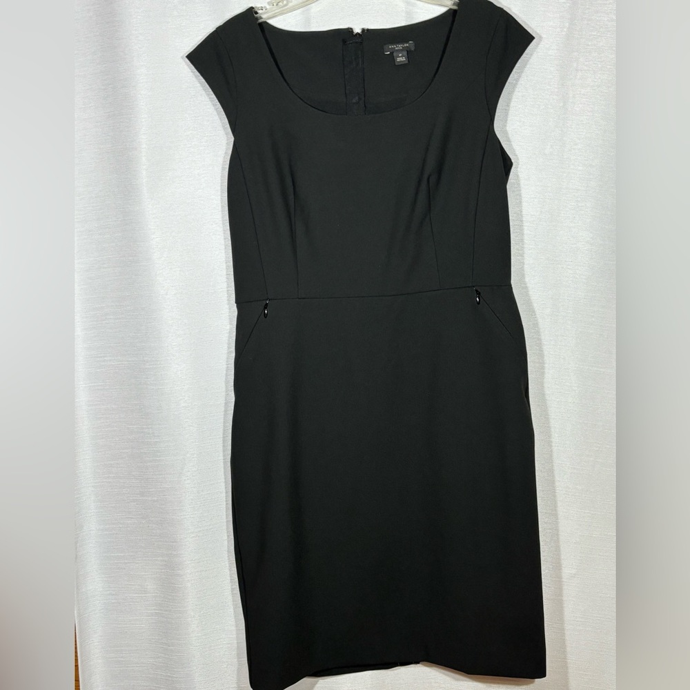 Black Ann Taylor Suiting dress NWOT